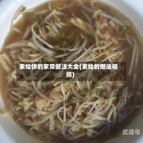 素烩饼的家常做法大全(素烩的做法视频)