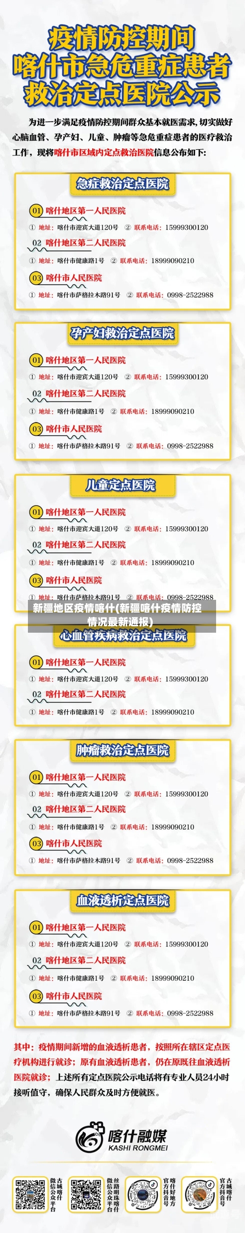 新疆地区疫情喀什(新疆喀什疫情防控情况最新通报)