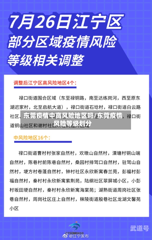 东莞疫情中高风险地区吗/东莞疫情风险等级划分