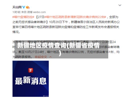 新疆地区疫情查询(新疆省疫情)