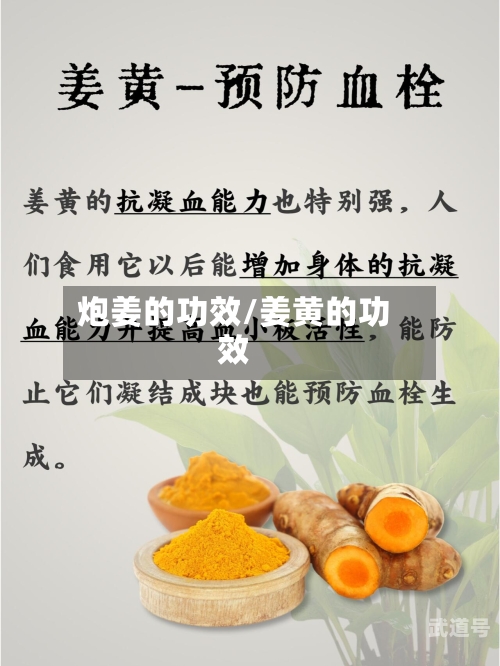 炮姜的功效/姜黄的功效