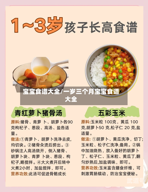 宝宝食谱大全/一岁三个月宝宝食谱大全