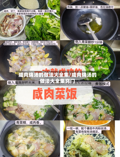 咸肉烧汤的做法大全集/咸肉烧汤的做法大全集窍门