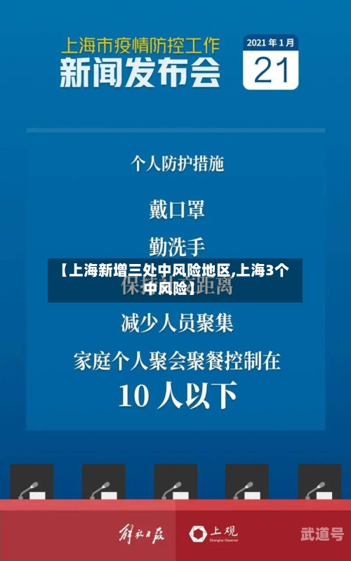 【上海新增三处中风险地区,上海3个中风险】
