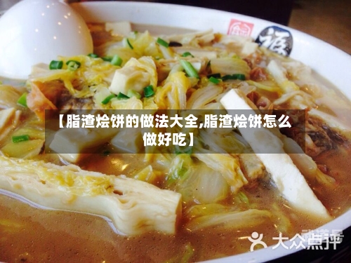 【脂渣烩饼的做法大全,脂渣烩饼怎么做好吃】