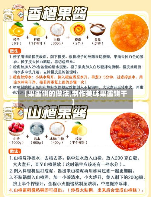 【果酱饼的做法,制作美味果酱饼干】