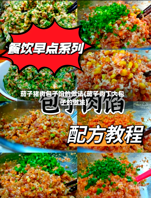 茄子猪肉包子馅的做法(茄子肉丁大包子的做法)