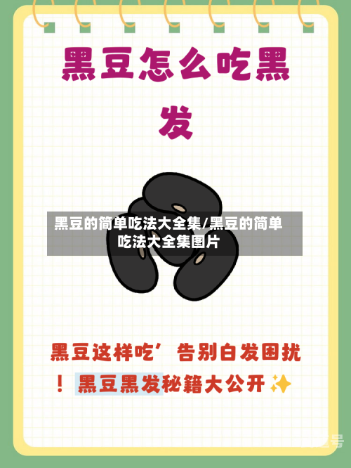黑豆的简单吃法大全集/黑豆的简单吃法大全集图片