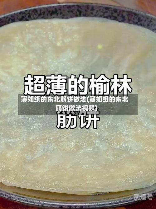 薄如纸的东北筋饼做法(薄如纸的东北筋饼做法视频)