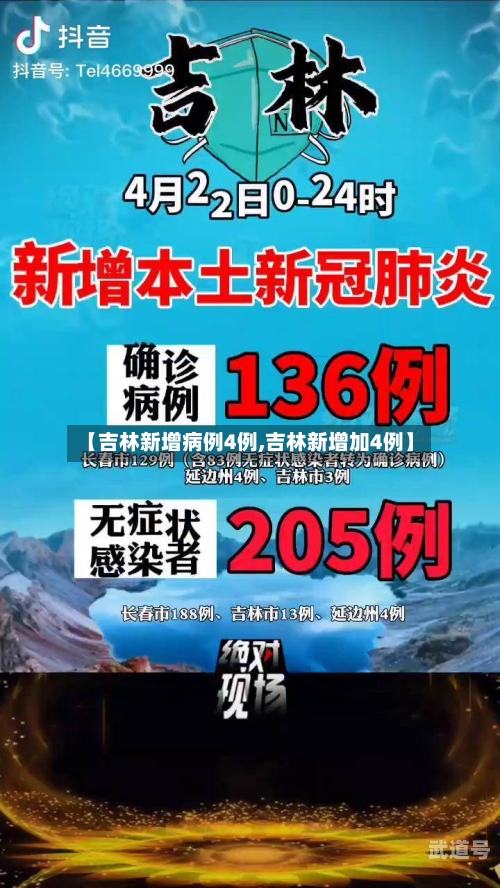 【吉林新增病例4例,吉林新增加4例】