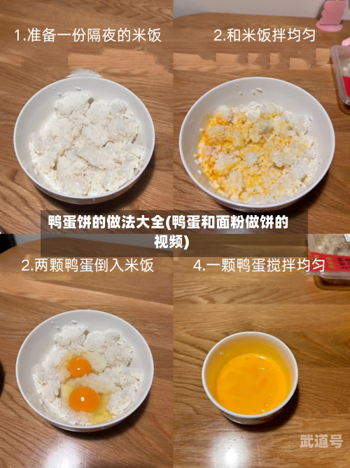 鸭蛋饼的做法大全(鸭蛋和面粉做饼的视频)