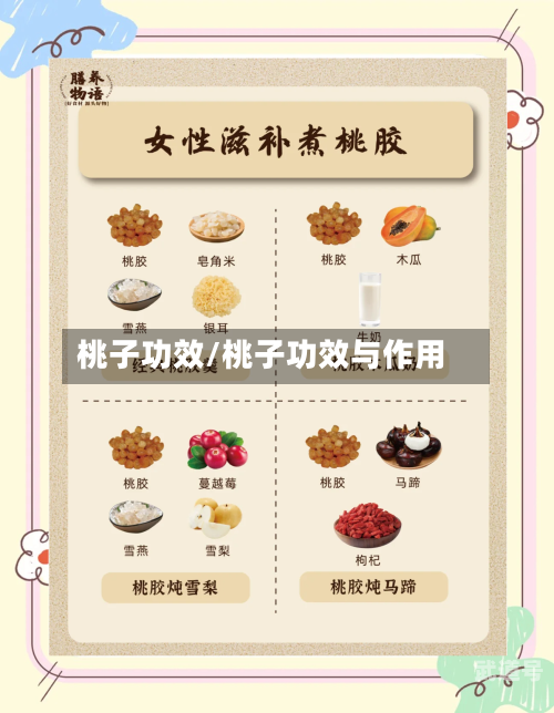 桃子功效/桃子功效与作用