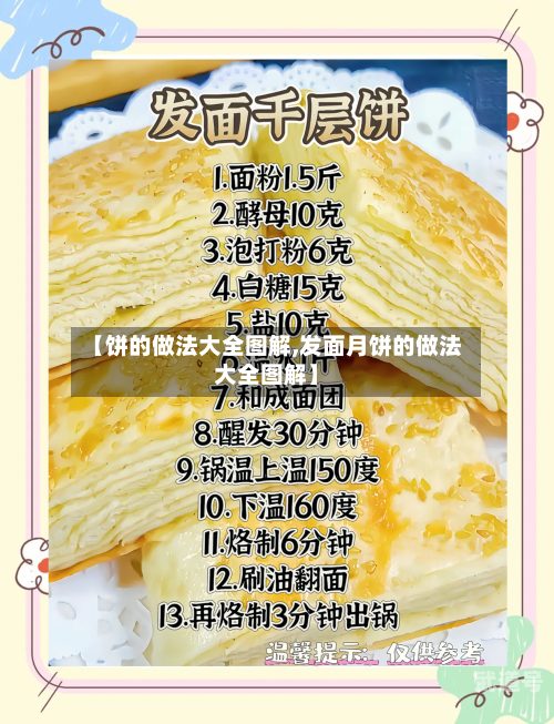 【饼的做法大全图解,发面月饼的做法大全图解】