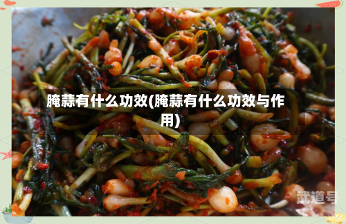 腌蒜有什么功效(腌蒜有什么功效与作用)