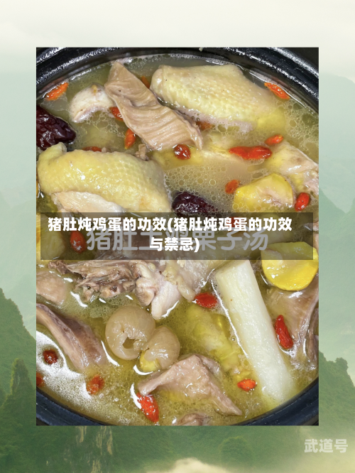 猪肚炖鸡蛋的功效(猪肚炖鸡蛋的功效与禁忌)-第3张图片