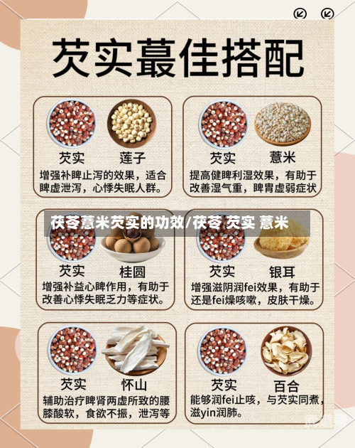 茯苓薏米芡实的功效/茯苓 芡实 薏米