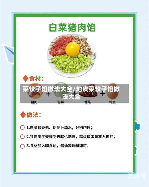 菜饺子馅做法大全/地皮菜饺子馅做法大全