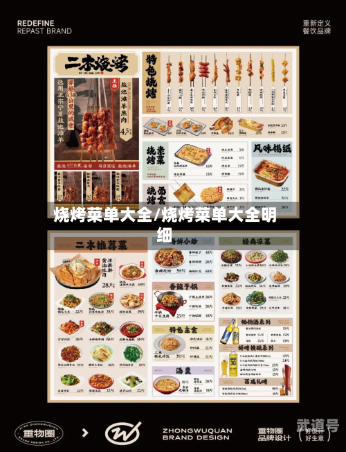 烧烤菜单大全/烧烤菜单大全明细
